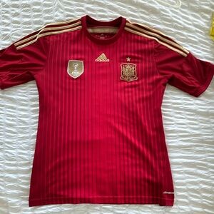 2014 Spain Home Kit/Jersey - Mens Size M